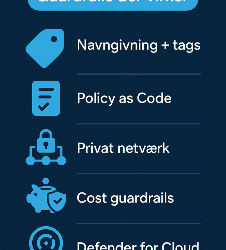 Grafik Azure Governance and compliance guardrails okt25